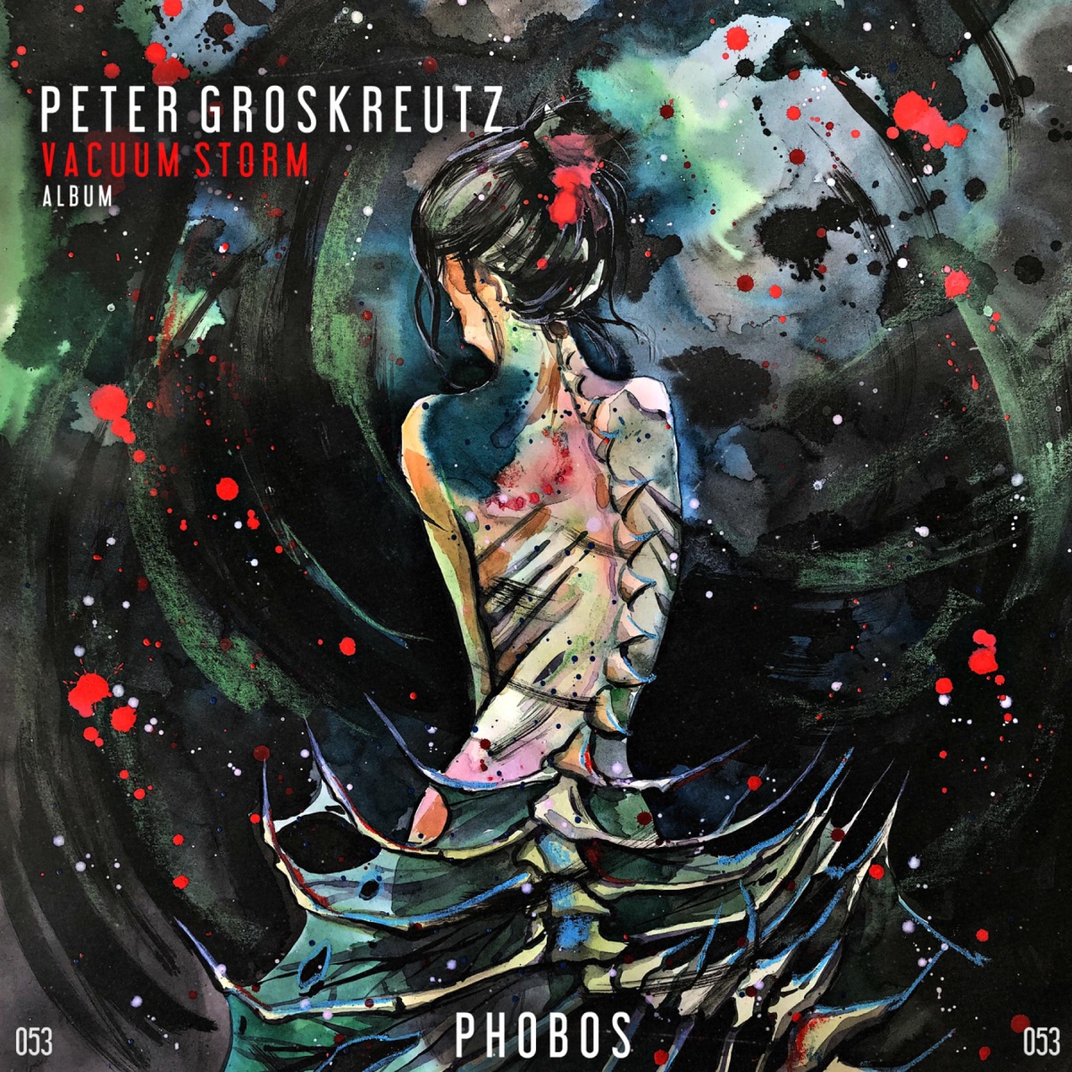 Vacuum Storm by Peter Groskreutz album cover