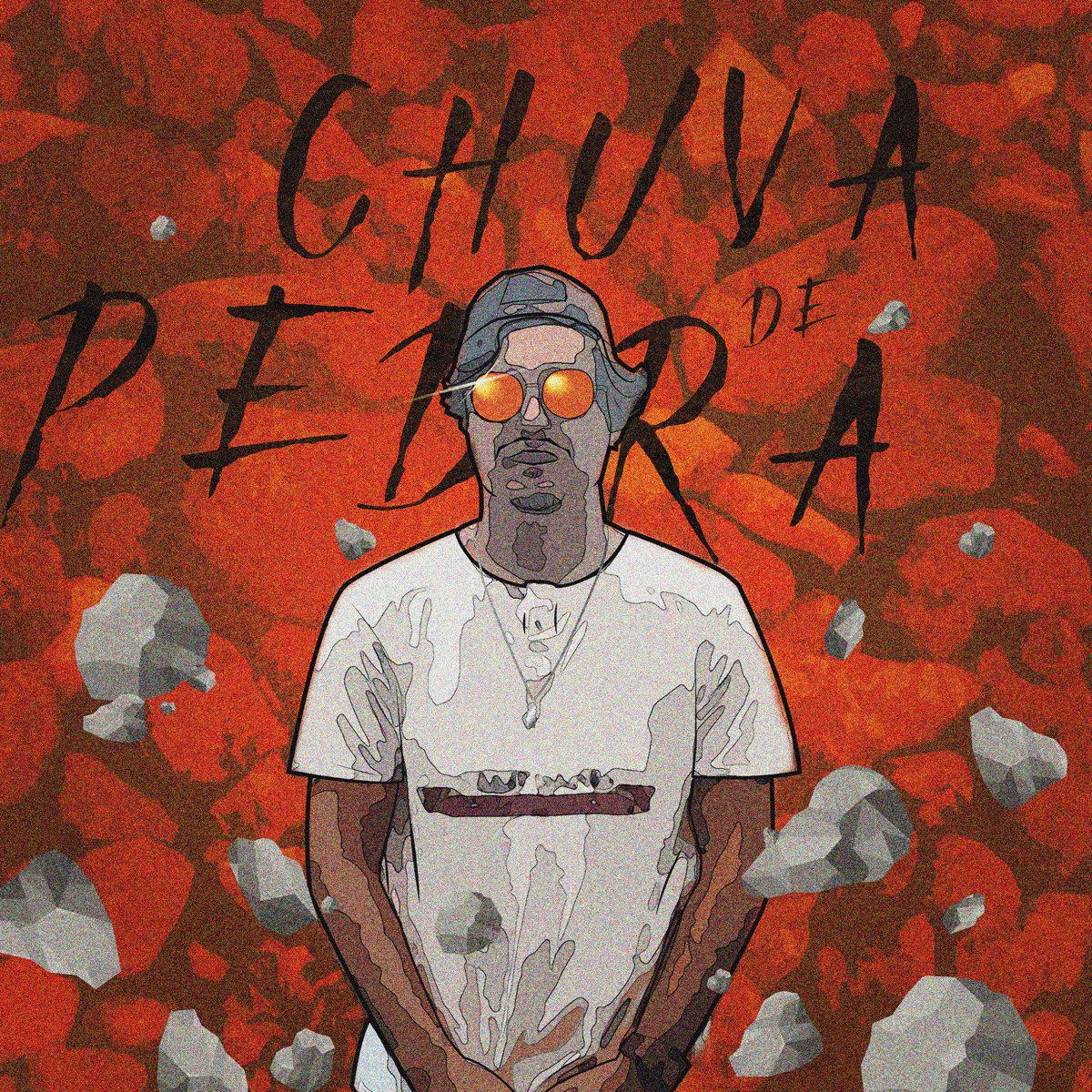 Chuva de Pedra - Single by Bráins album cover