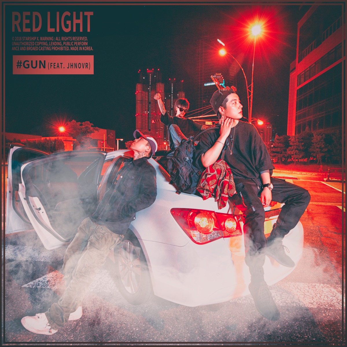 Red Light (feat. Jhnovr) - Single by #GUN album cover