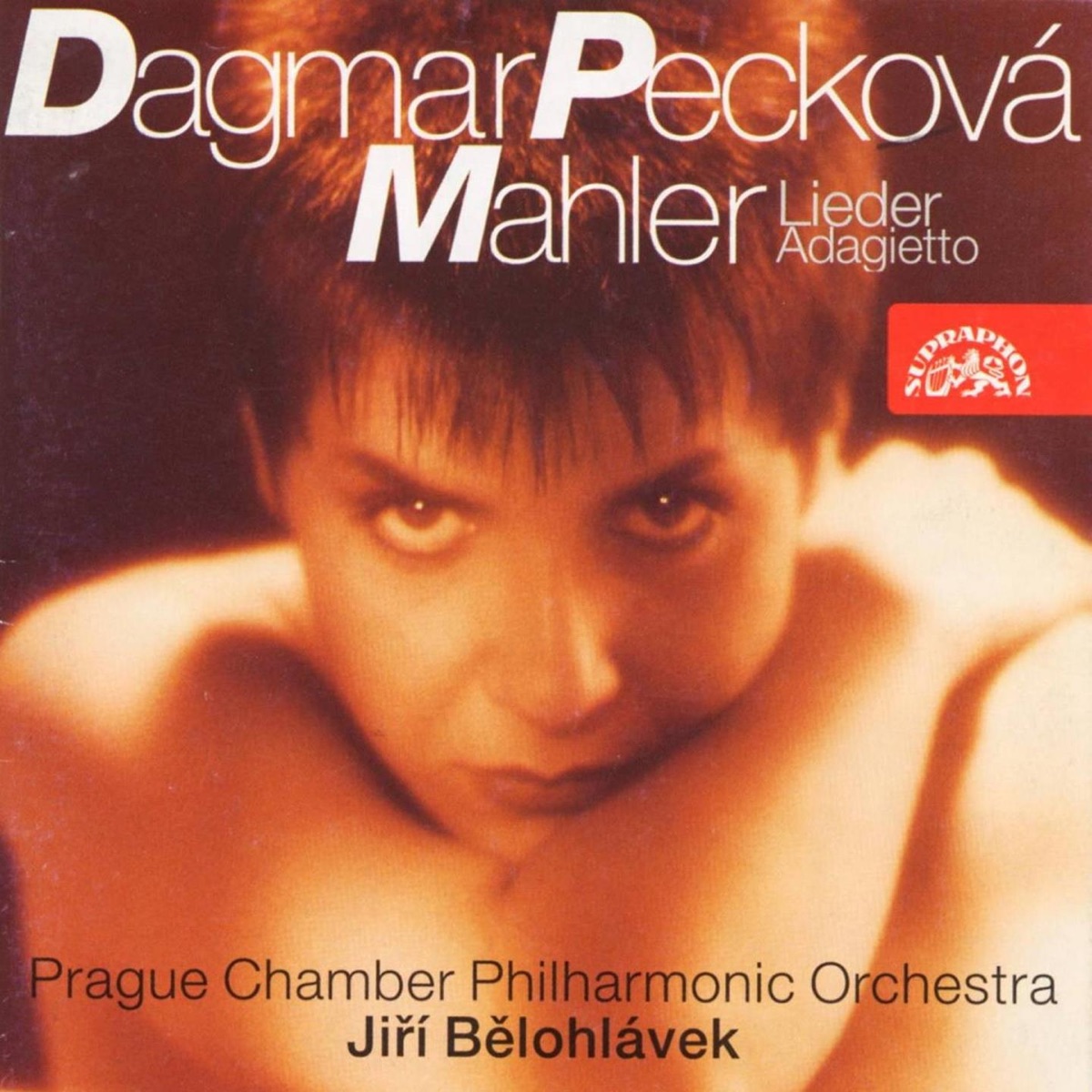 Mahler: Songs, Adagietto by Dagmar Pecková, Jiří Bělohlávek & Prague Chamber Philharmonic Orchestra album cover