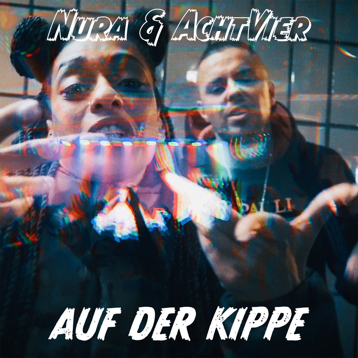 Auf der Kippe - Single by Nura & AchtVier album cover