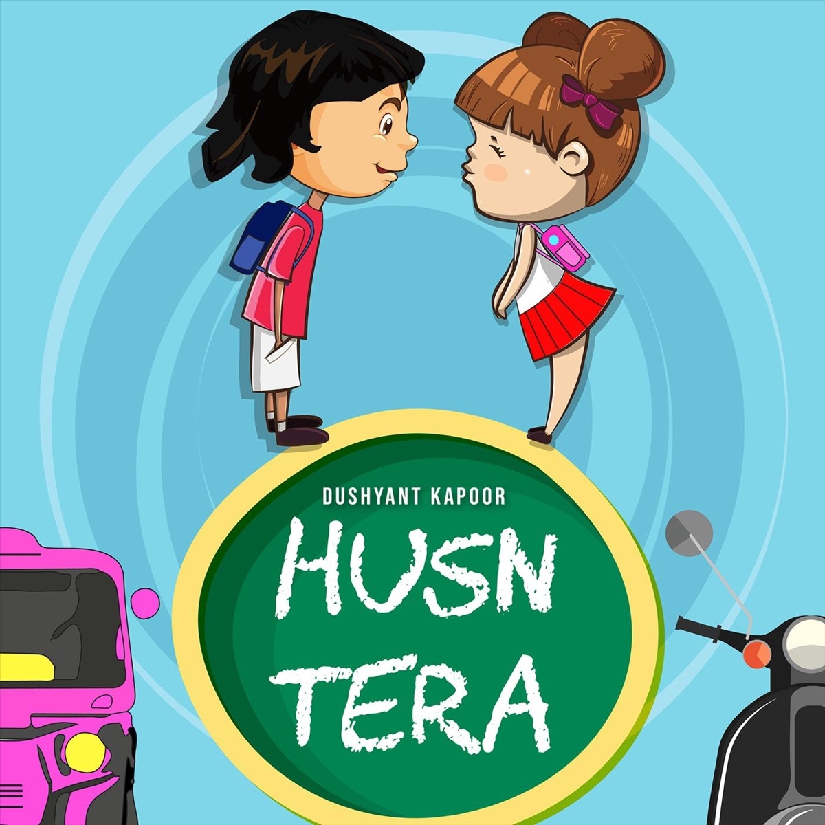 Husn Tera - Single by Dushyant Kapoor album cover