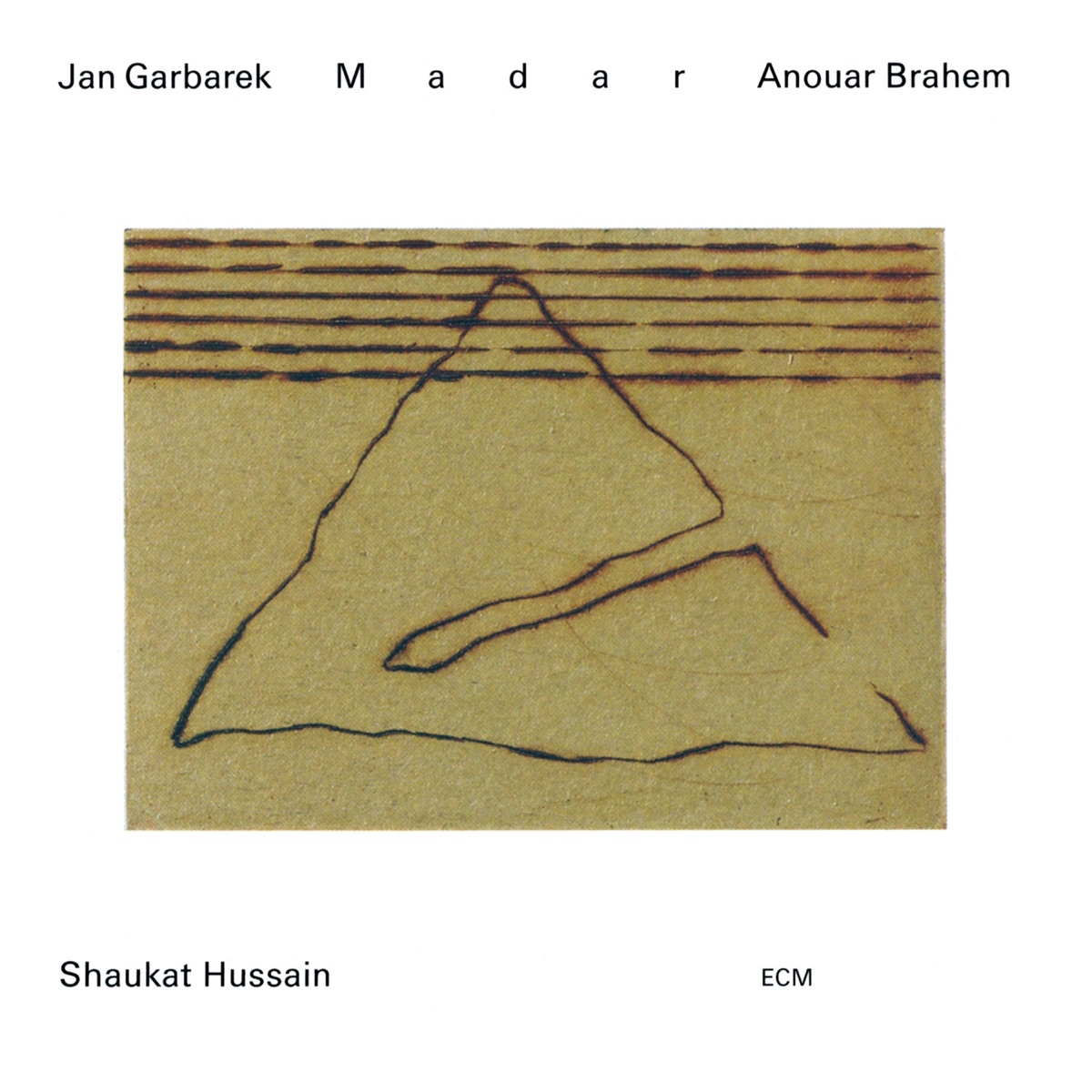 Madar by Jan Garbarek, Ustad Shaukat Hussain & Anouar Brahem album cover