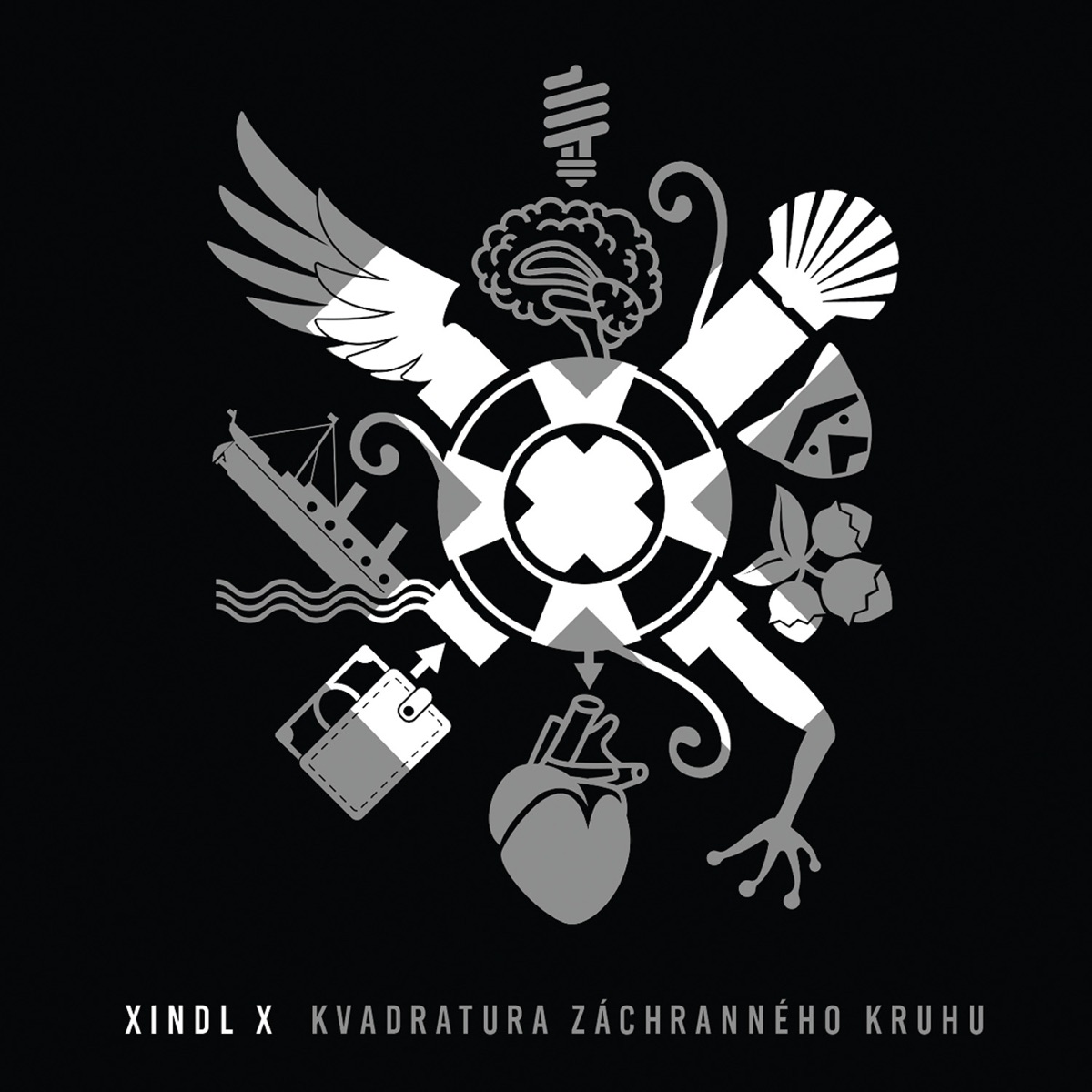 Kvadratura Záchranného Kruhu by Xindl X album cover