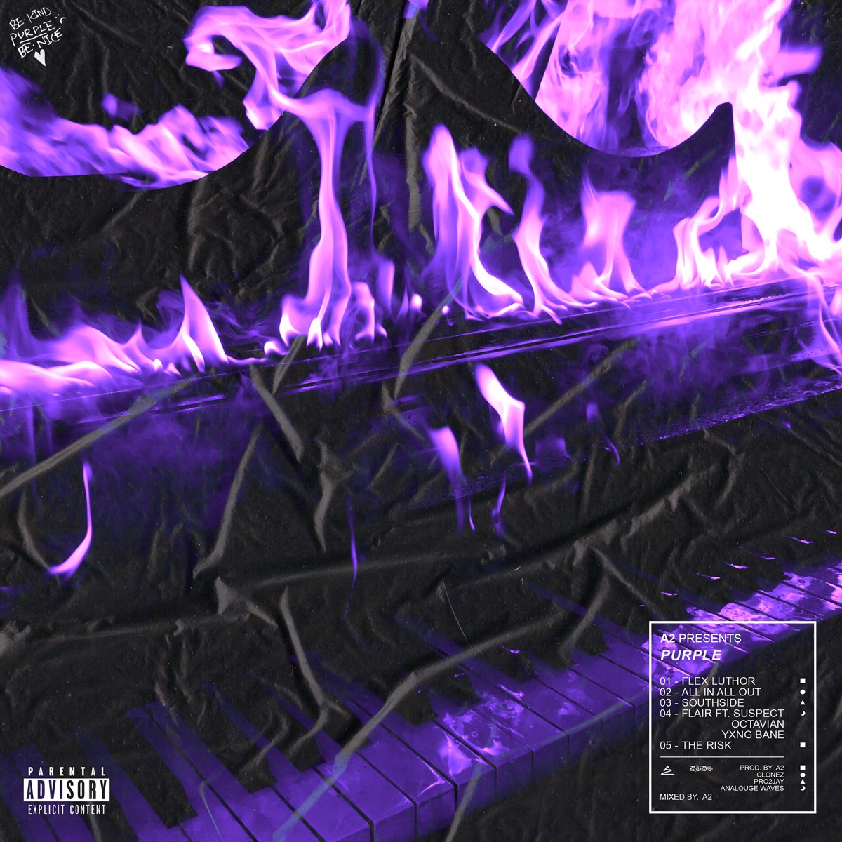 Purple - EP by A2 album cover