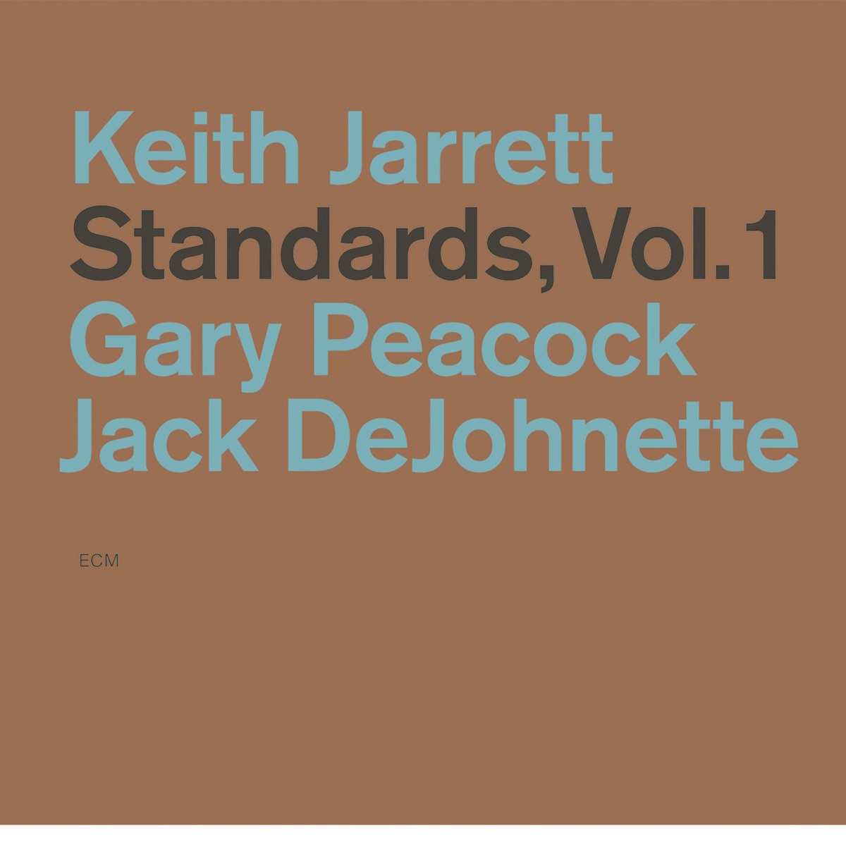 Standards, Vol. 1 by Keith Jarrett, Gary Peacock & Jack DeJohnette album cover