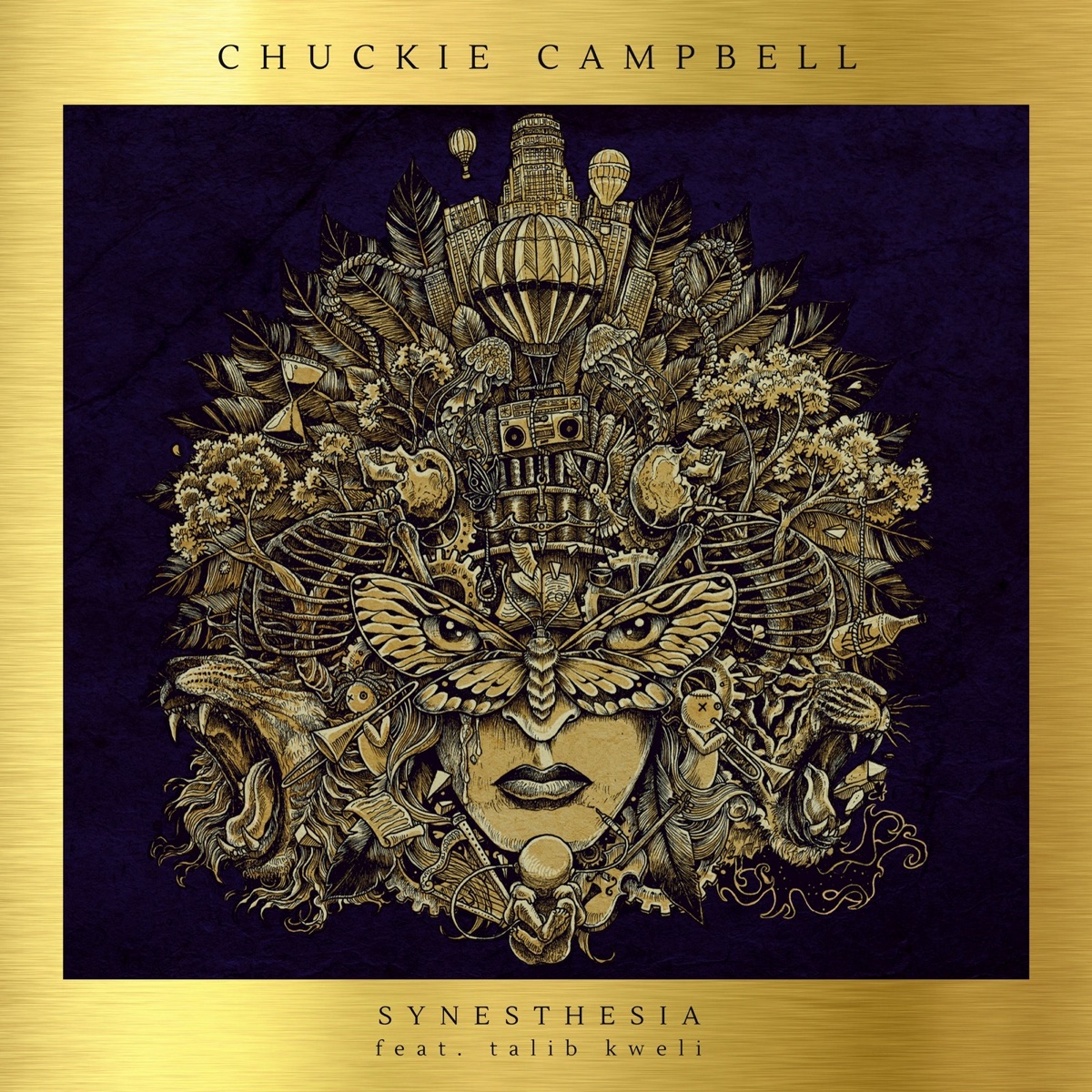 Synesthesia (feat. Talib Kweli) - Single by Chuckie Campbell album cover