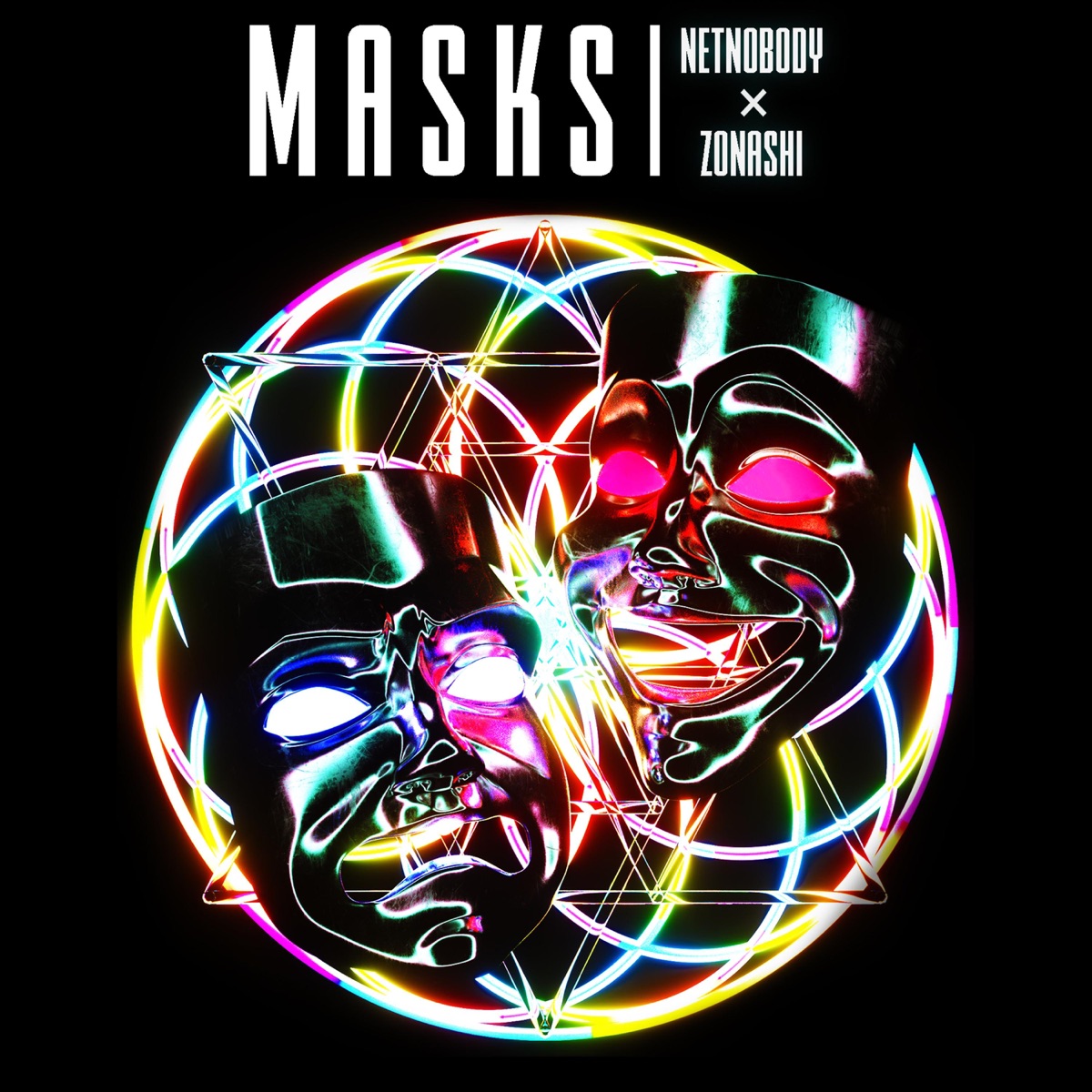 Masks (Feat. Zonashi) - Single by NetNobody album cover