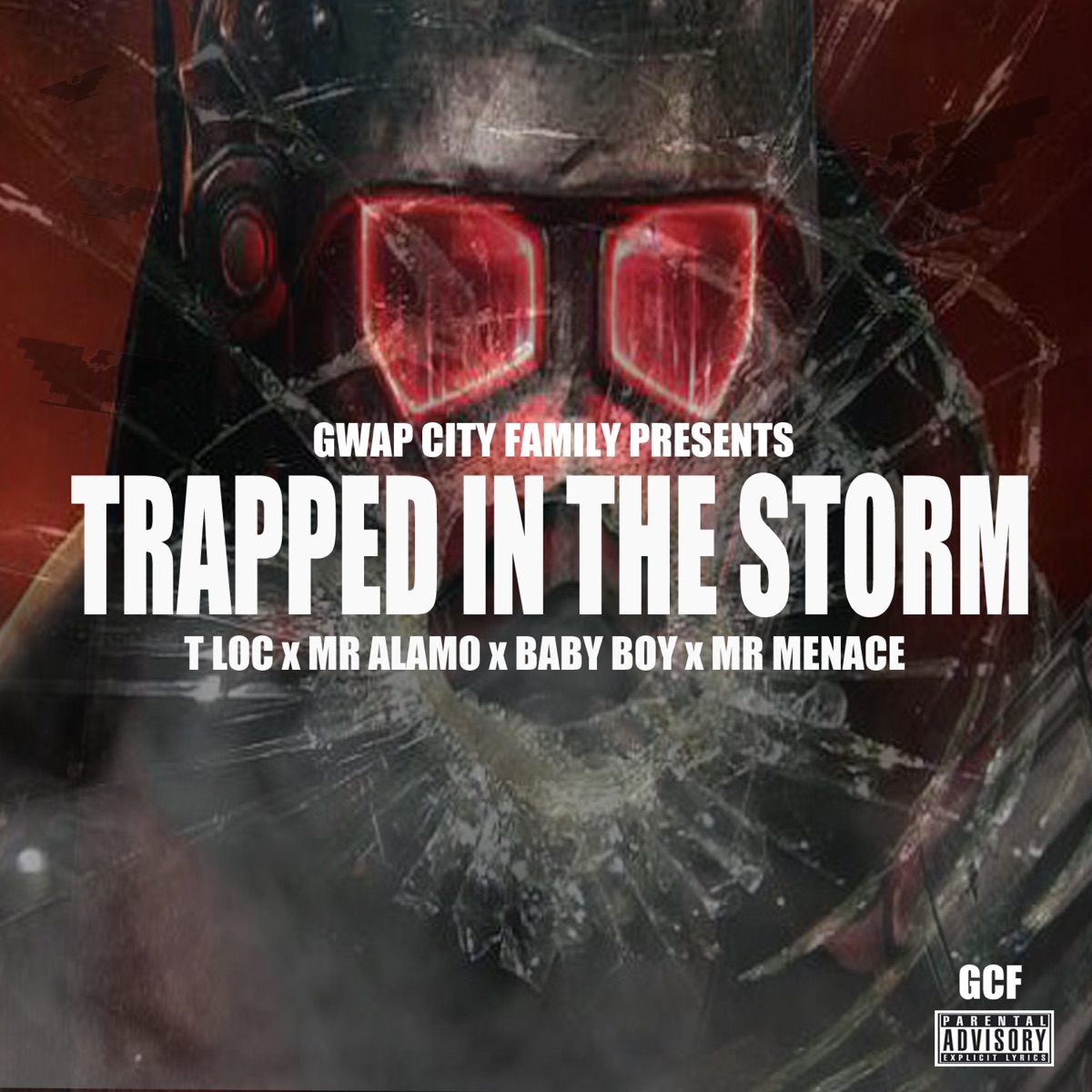 Trapped in the Storm - Single by T Loc, Mr Alamo, Baby Boy & Mr. Menace album cover