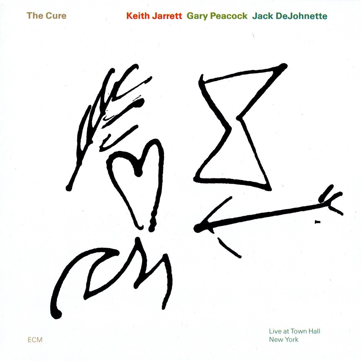 The Cure (Live) by Gary Peacock, Jack DeJohnette & Keith Jarrett album cover