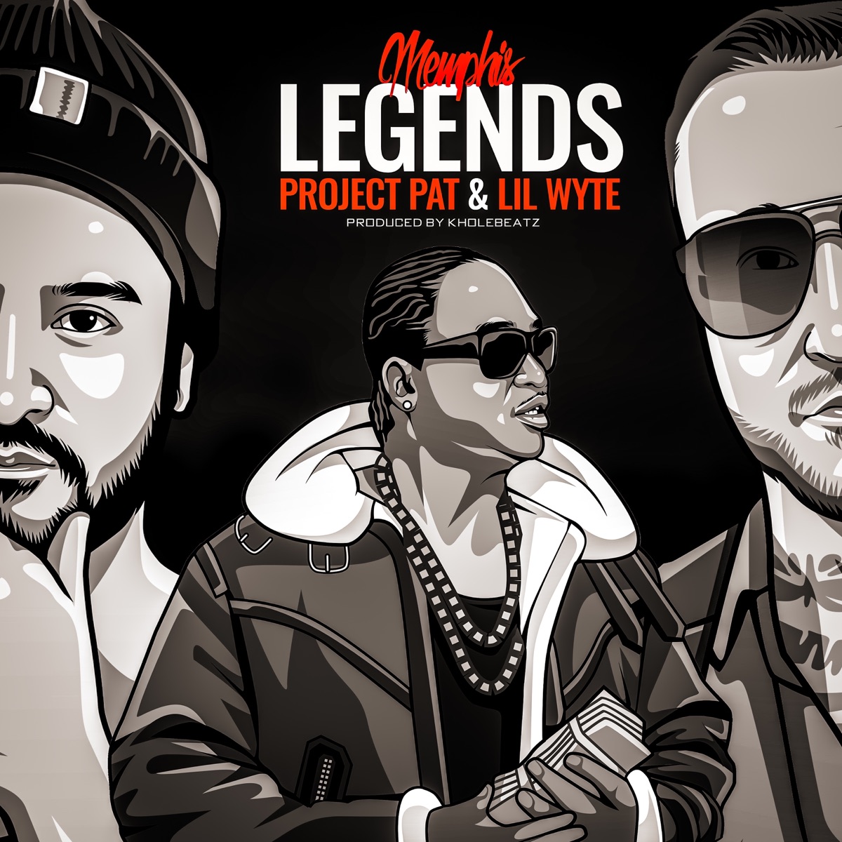 Memphis Legends by Project Pat, Lil Wyte & Kholebeatz album cover