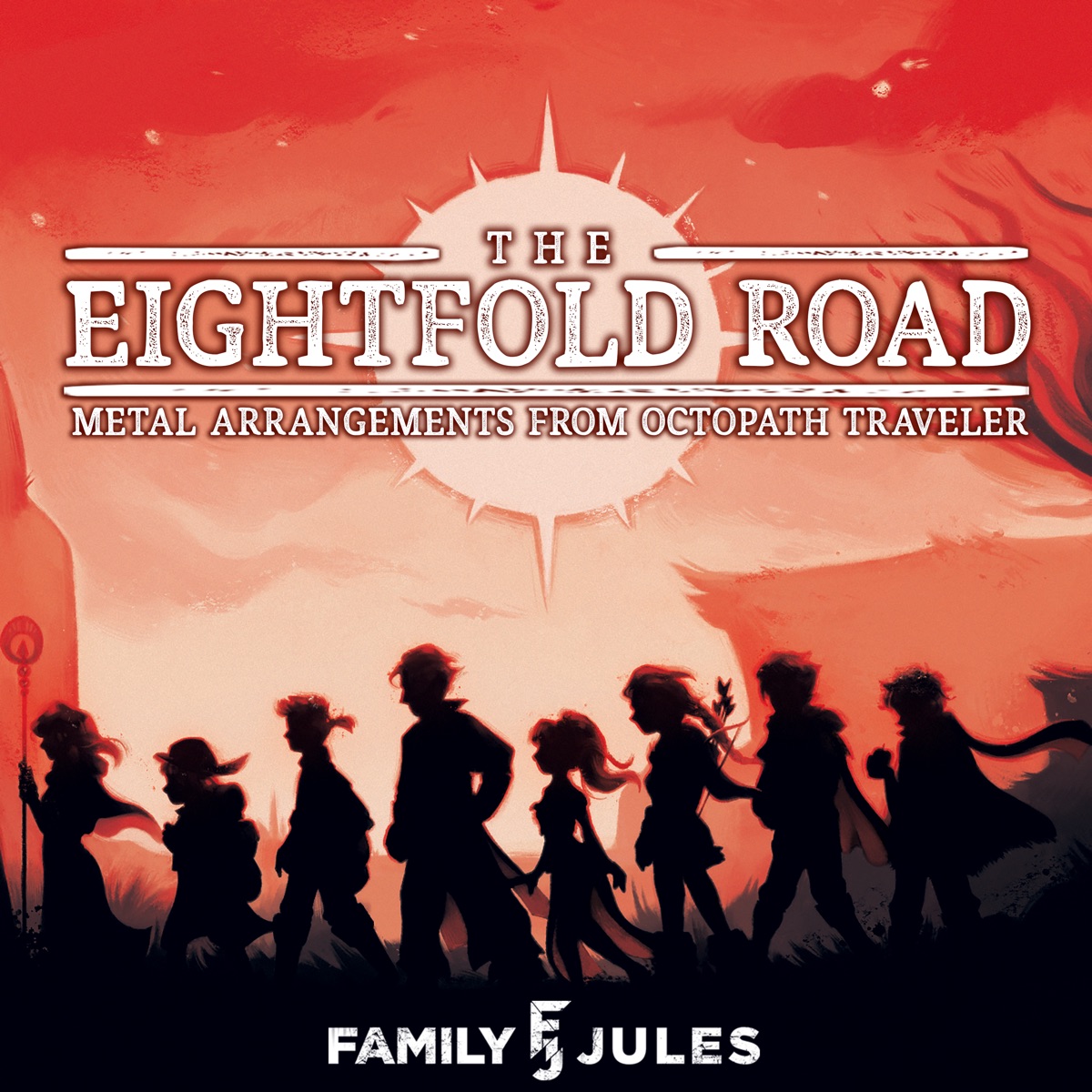 The Eightfold Road: Metal Arrangements from Octopath Traveler by FamilyJules album cover