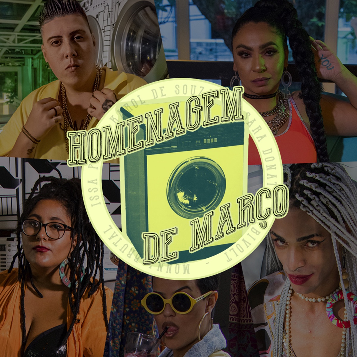 Homenagem de Março (feat. Sara Donato, Jupi77er, Monna Brutal, Karol De Souza & Bivolt) - Single by Rap Plus Size album cover