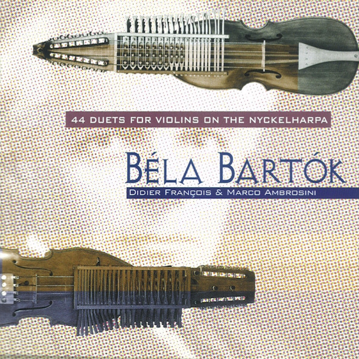 44 Duets for Violins on the Nyckelharpa by Marco Ambrosini & Didier François album cover
