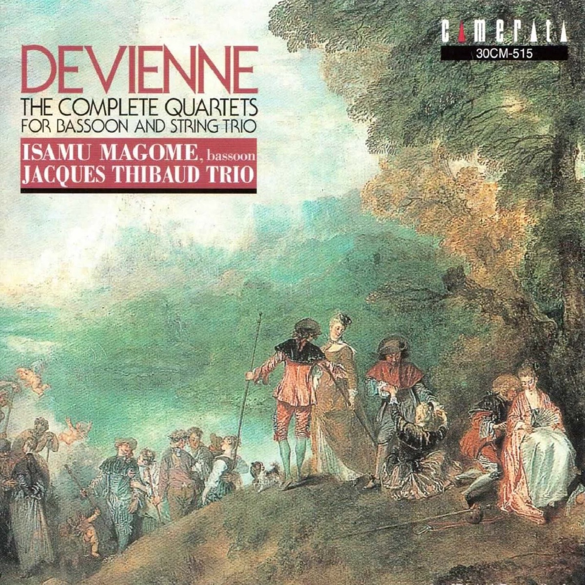 Devienne: The Complete Quartets for Bassoon and String Trio by Isamu Magome & Jacques Thibaud Trio album cover