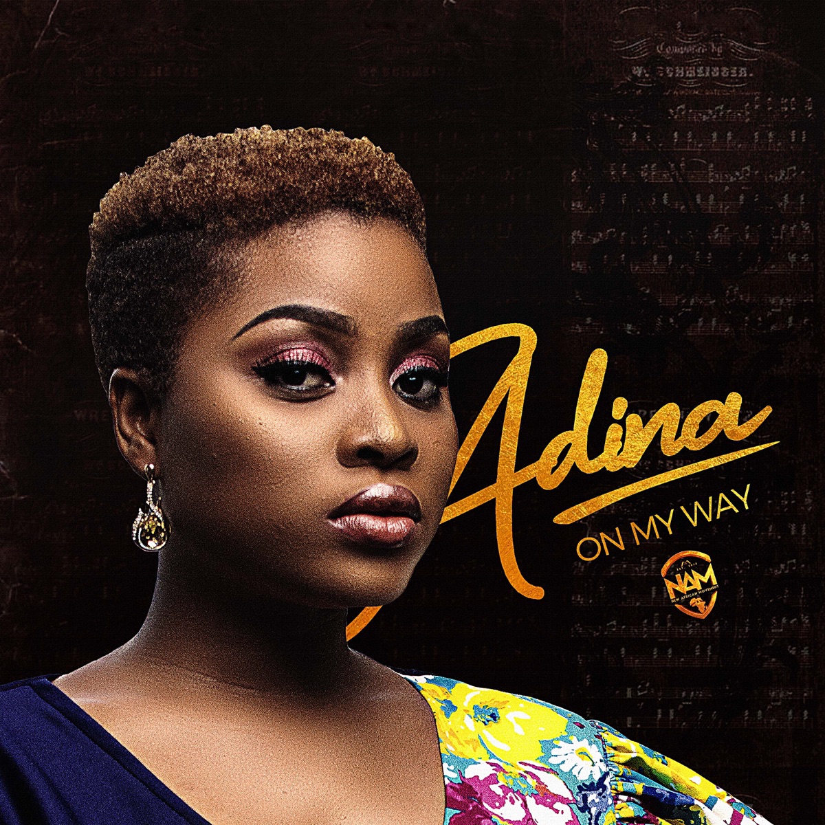 On My Way - Single by Adina Thembi album cover