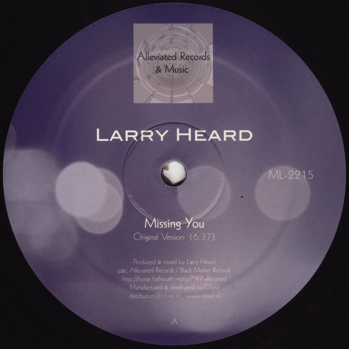 Missing You - Single by Larry Heard album cover