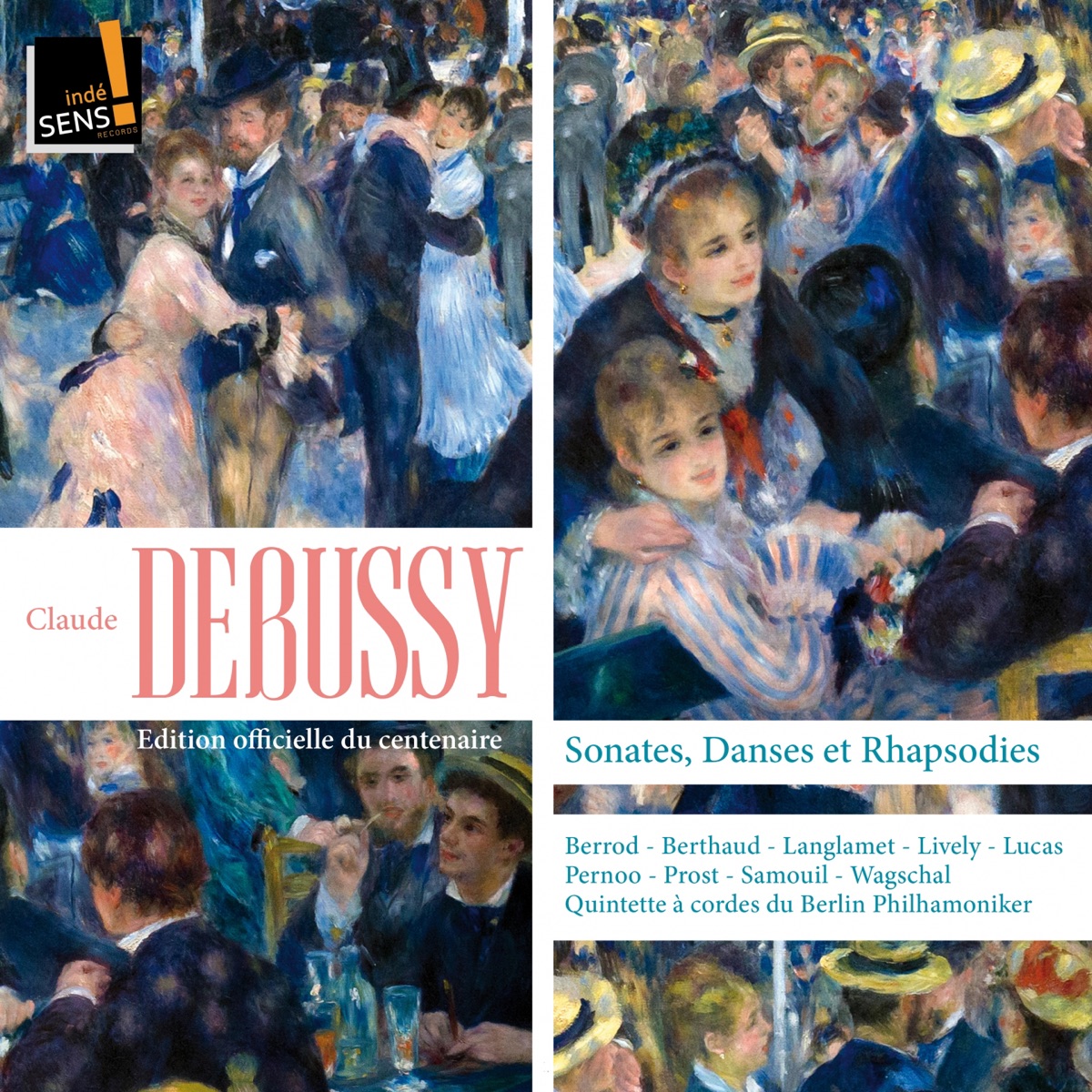 Debussy: Sonates, danses et rhapsodies by Tatiana Samouil, David Lively, Marie-Pierre Langlamet, Lise Berthaud & Claire Désert album cover