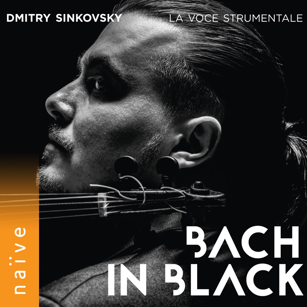 Bach in Black by Dmitry Sinkovsky & La Voce Strumentale album cover