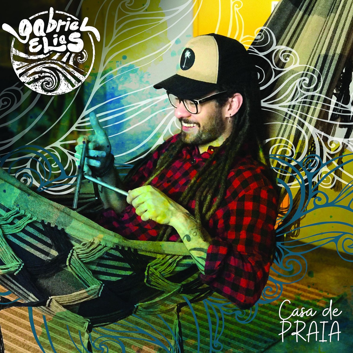 Casa de Praia Acústico (Ao Vivo) - EP by Gabriel Elias album cover