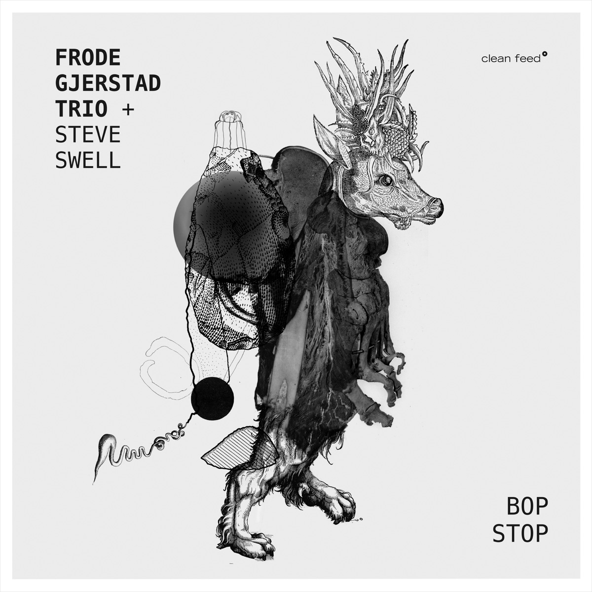 Bop Stop (feat. Jon Rune Strøm & Paal Nilssen-Love) by Frode Gjerstad Trio & Steve Swell album cover
