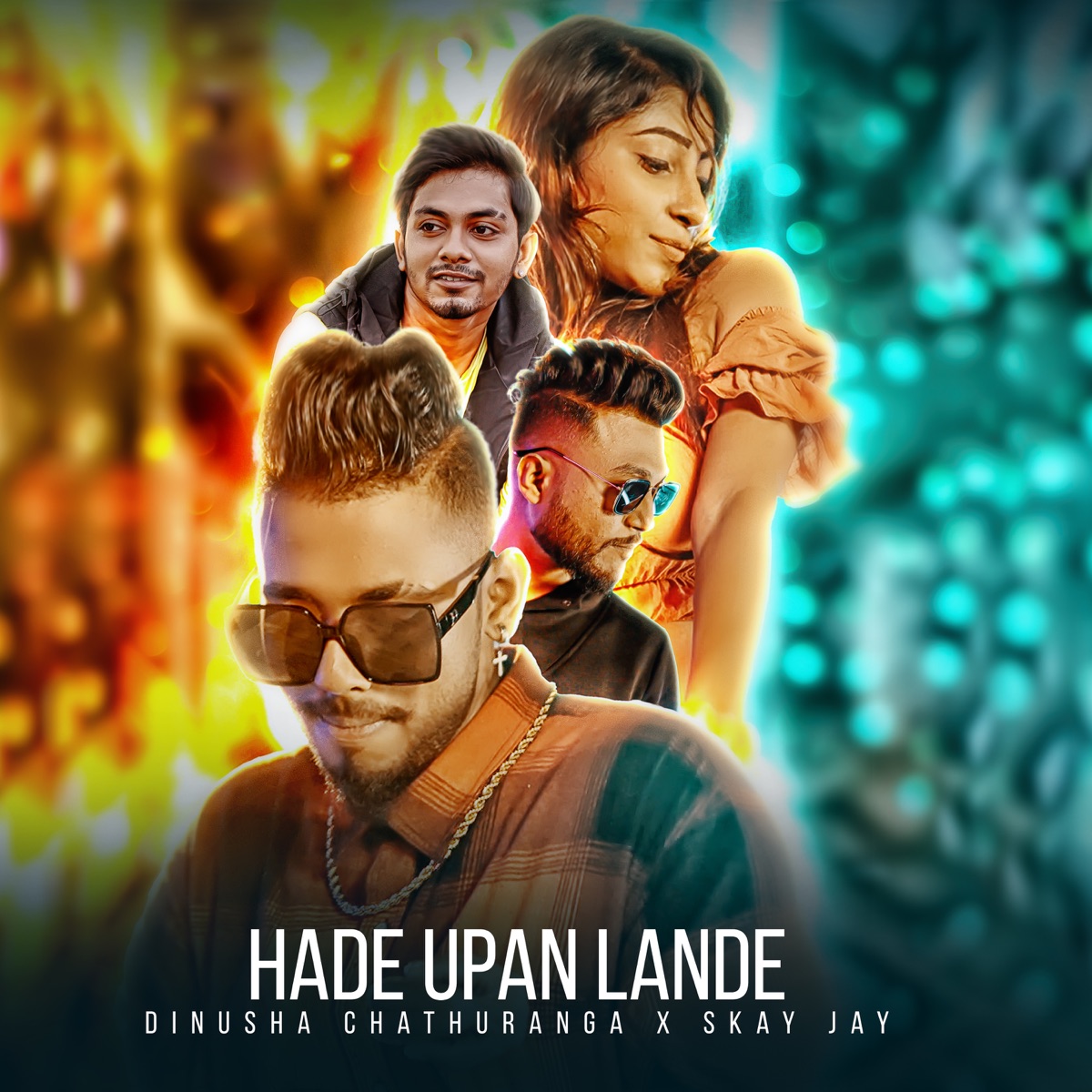 Hade Upan Lande - Single by Dinusha Chathuranga & Skay Jay album cover