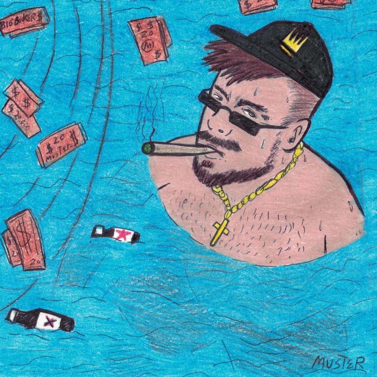 miles de cosas (feat. ctrl f1) - Single by Big Booker album cover