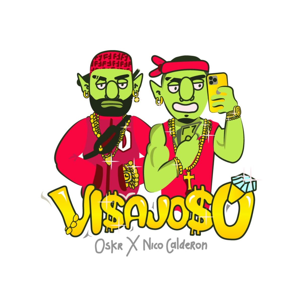 Visajoso - Single by Oskr & Nico Calderon album cover