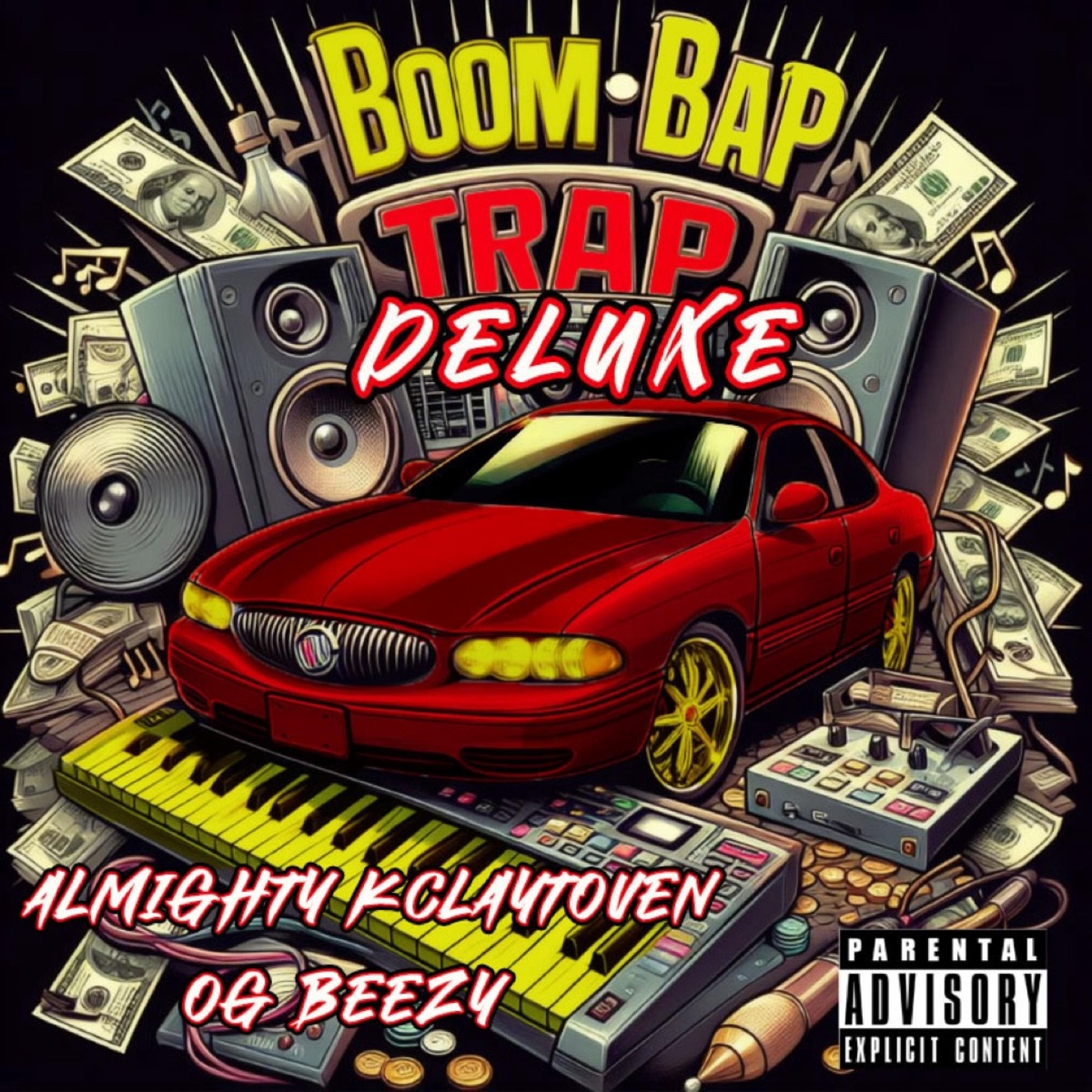 BOOM BAP TRAP (Deluxe Edition) [feat. OG Beezy] by Almighty Kclaytoven album cover