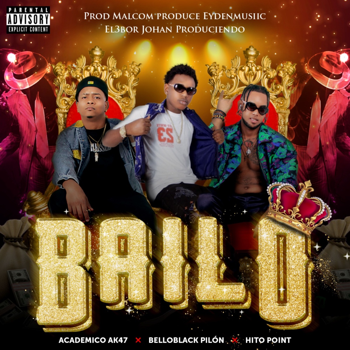 Bailo - Single by Hito Point, Academico Ak47 & Bello Black album cover