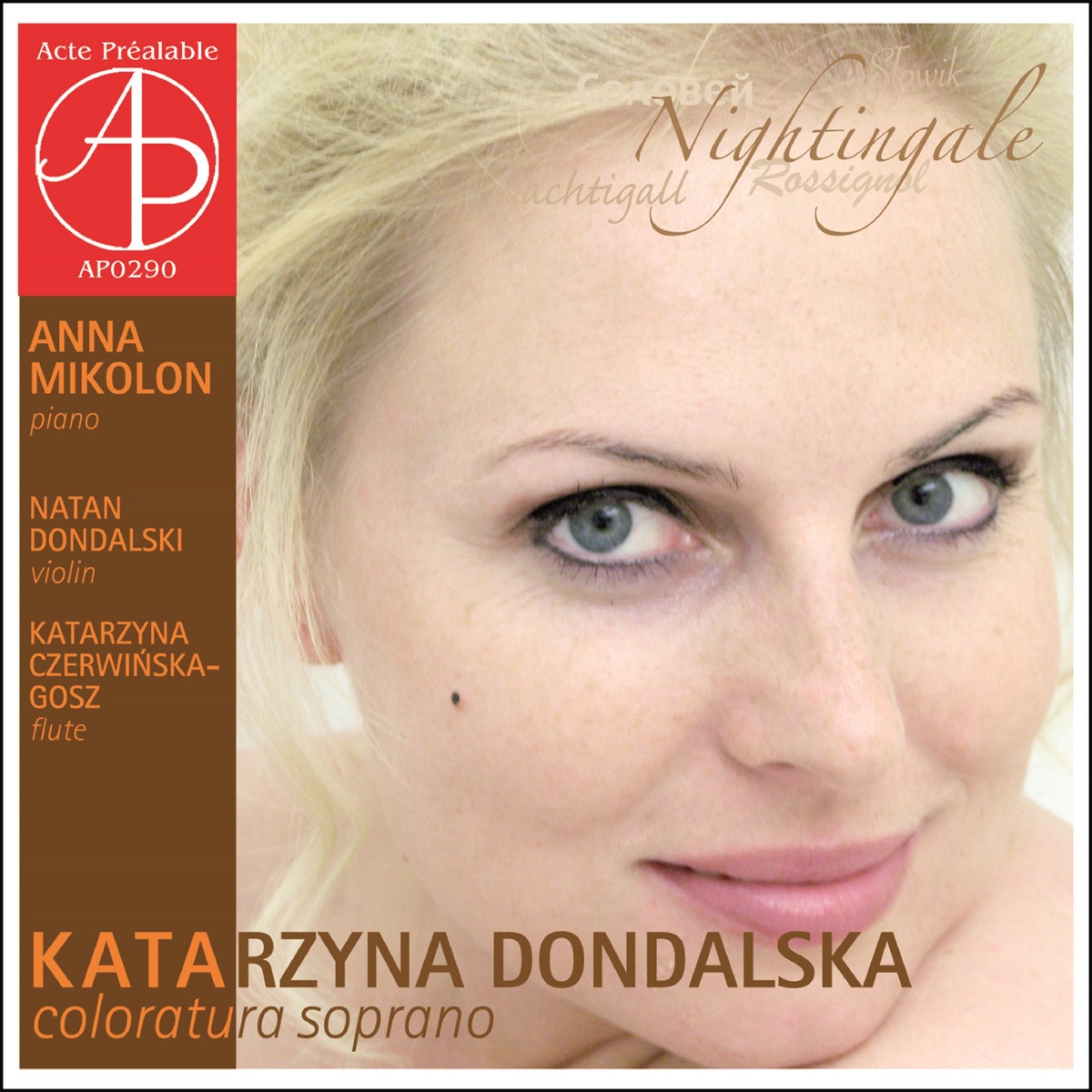 The Nightingale by Katarzyna Dondalska & Anna Mikolon album cover