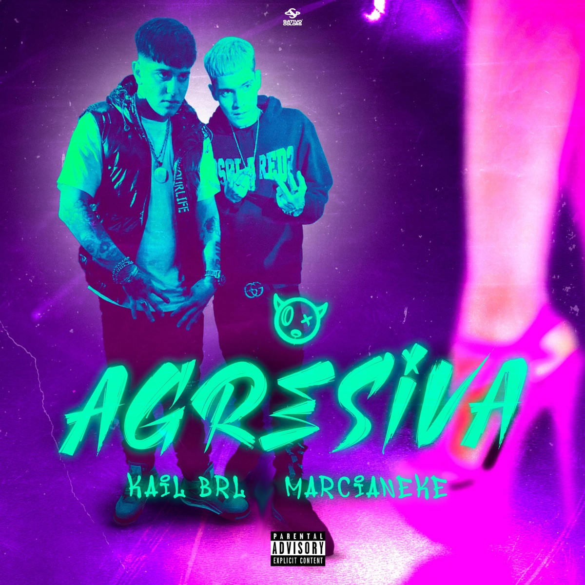 Agresiva - Single by Kail BRL & Marcianeke album cover