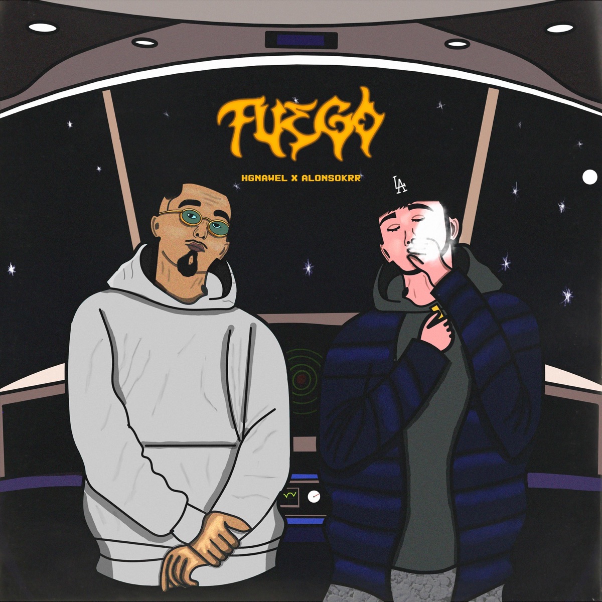 Fuego - Single by Hgnawel & alonsokrr album cover