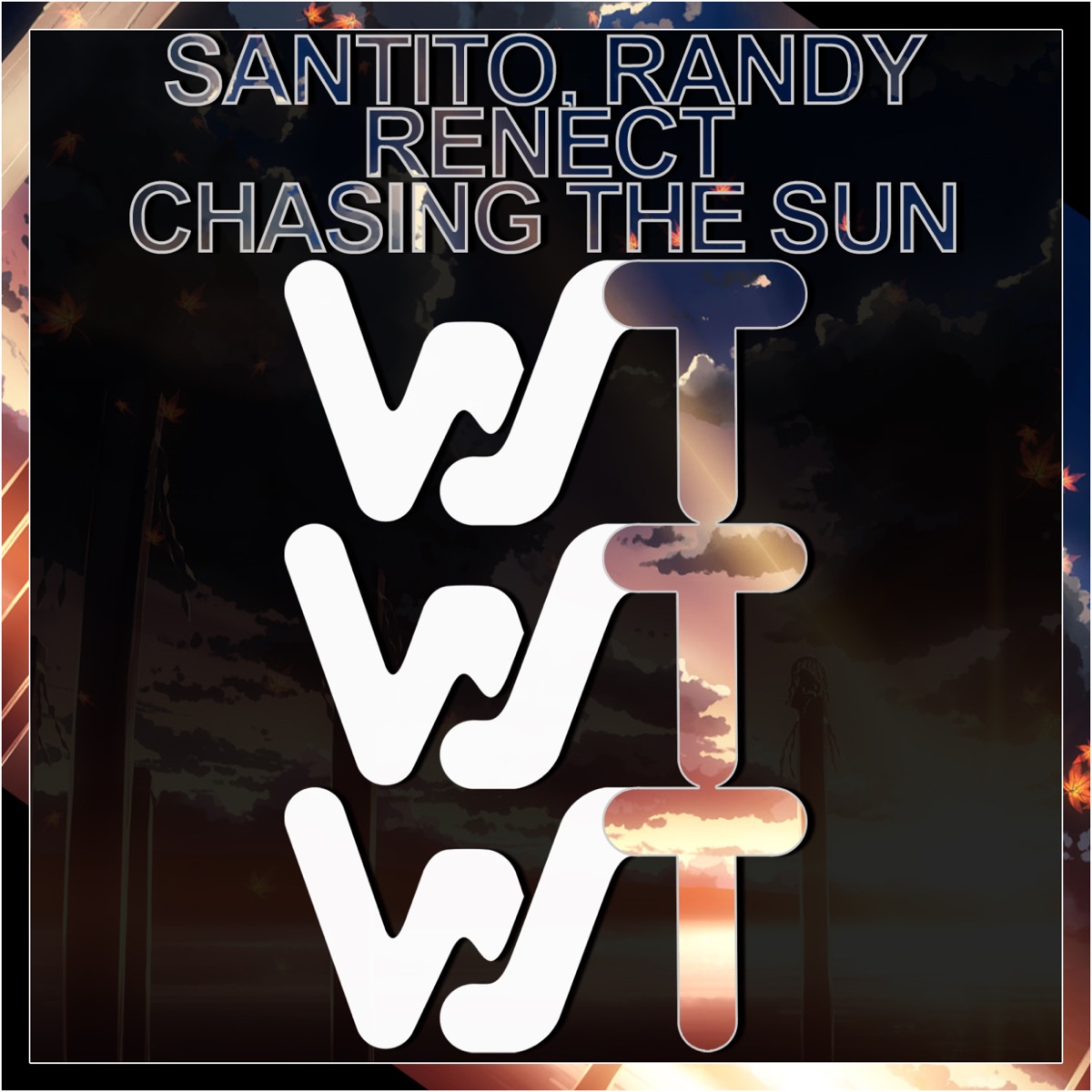 Chasing the Sun - Single by Santito & Randy & Renect album cover