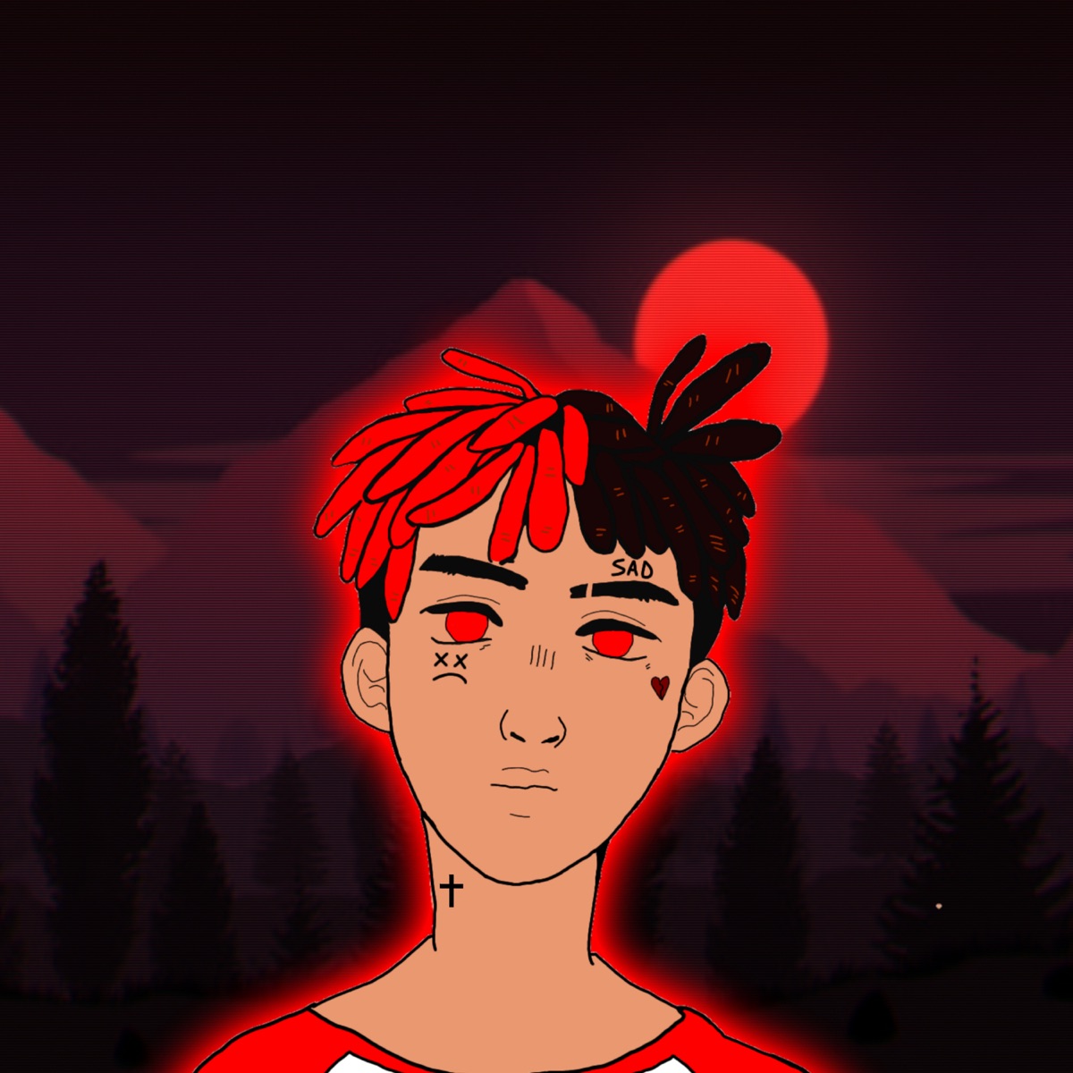 Red Love - EP by EU LOP3S album cover