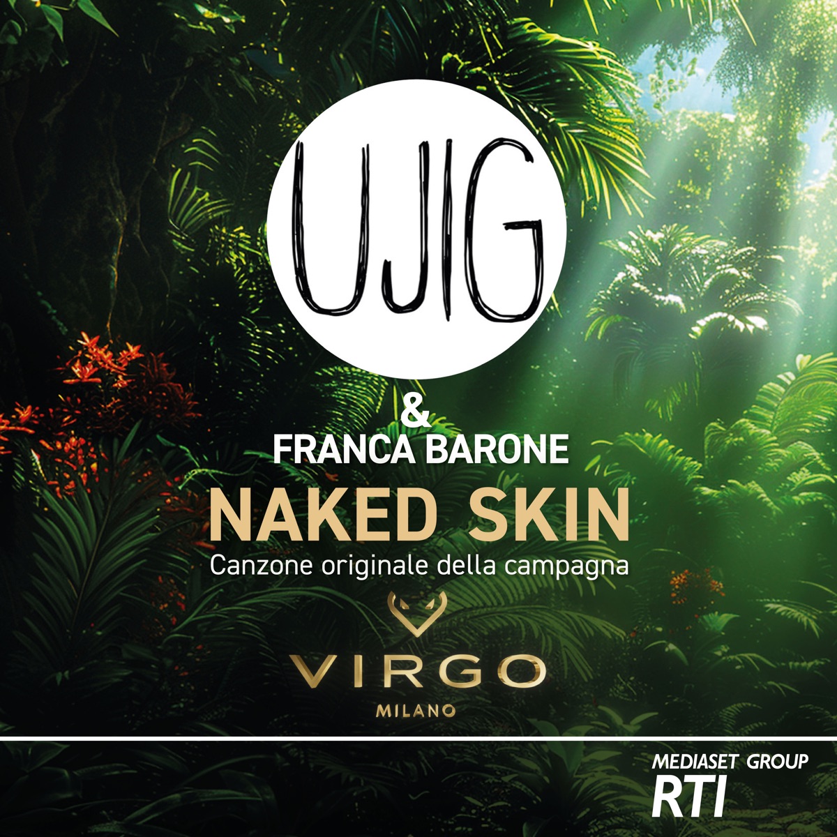 Naked Skin - Single by Ujig & Franca Barone 5et album cover