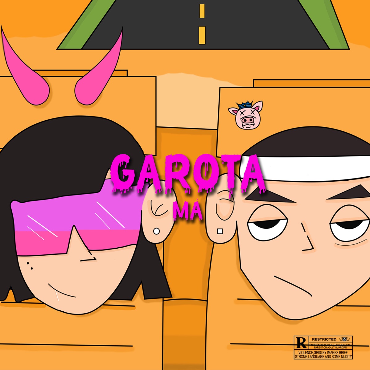 Garota Má - Single by Azam MC album cover