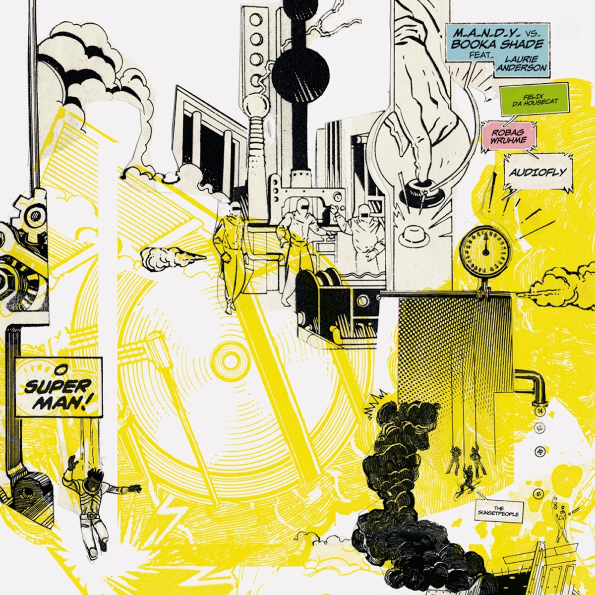 O Superman Remixes - Vinyl 2 (M.A.N.D.Y. vs. Booka Shade vs. Laurie Anderson) [feat. Laurie Anderson] - Single by M.A.N.D.Y. & Booka Shade album cover