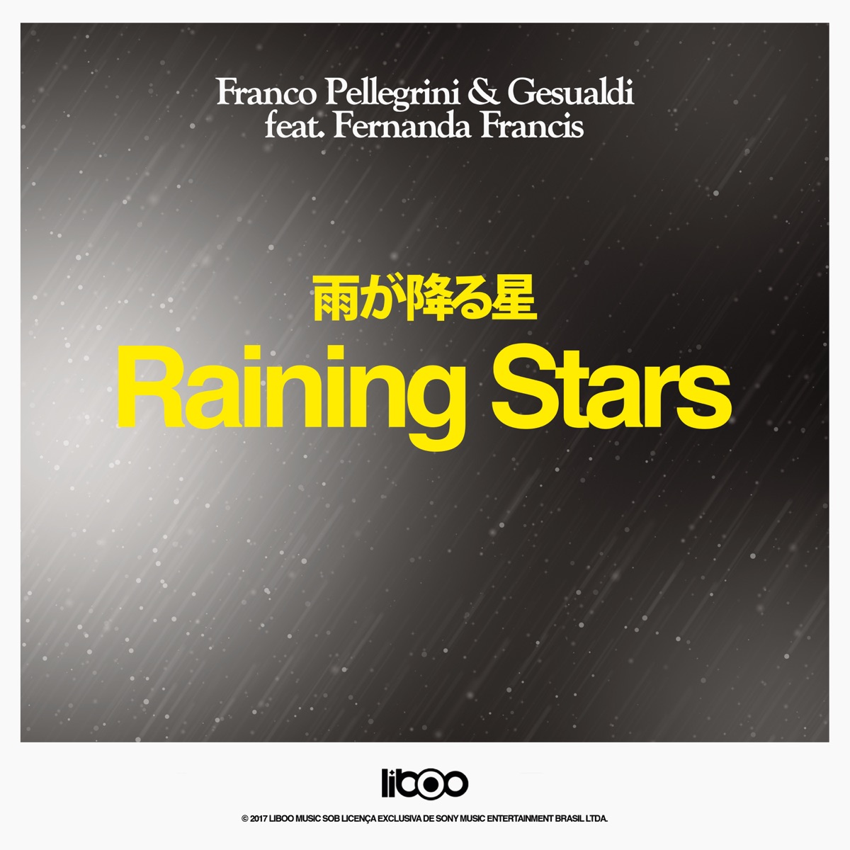 Raining Stars (feat. Fernanda Francis) - Single by Franco Pellegrini & Lucas Gesualdi album cover