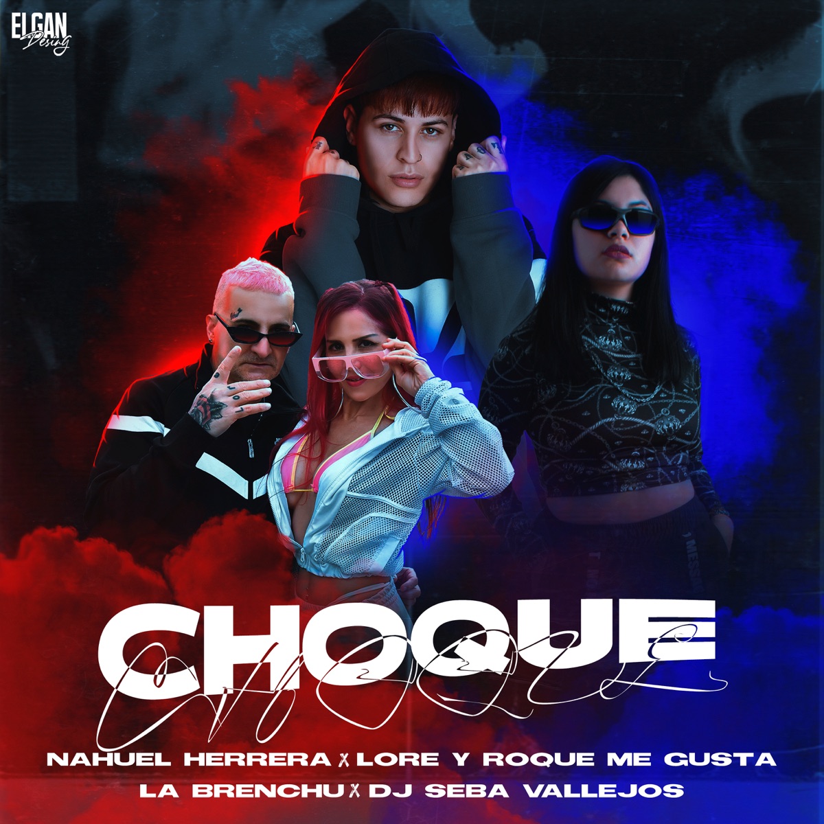 Choque (feat. Lore y Roque Me Gusta & la brenchu) - Single by Nahuel Herrera & DJ Seba Vallejos album cover