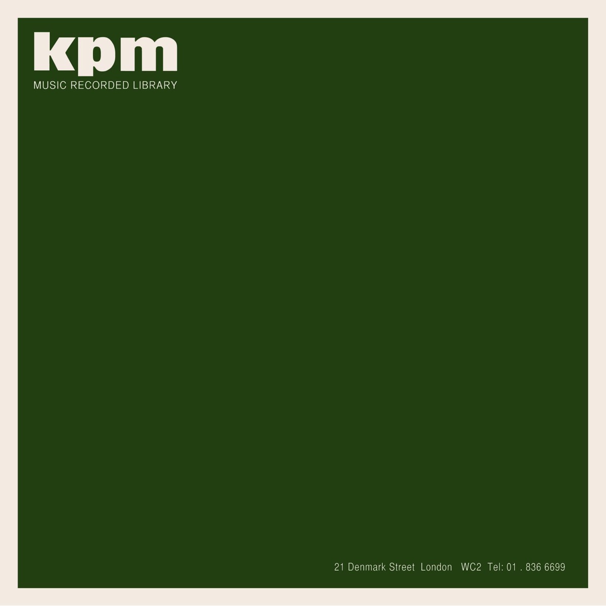 Kpm 1000 Series: Music for a Young Generation by Alan Parker, Alan Hawkshaw & Peter Gosling album cover