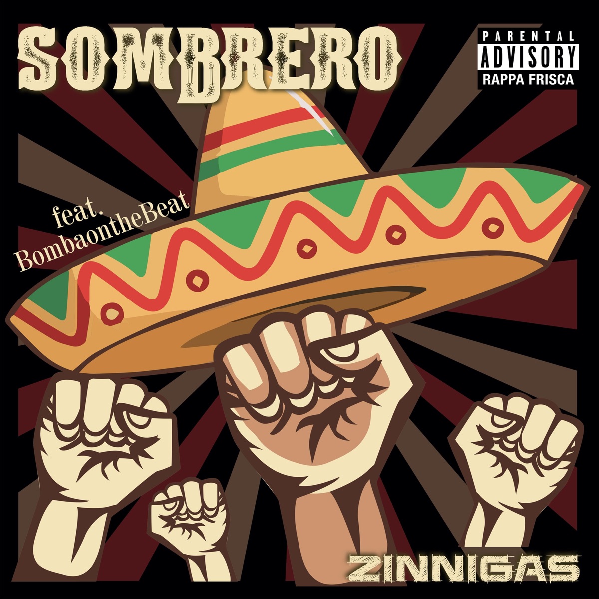 Sombrero (feat. Bombaonthebeat) - Single by Zinnigas album cover