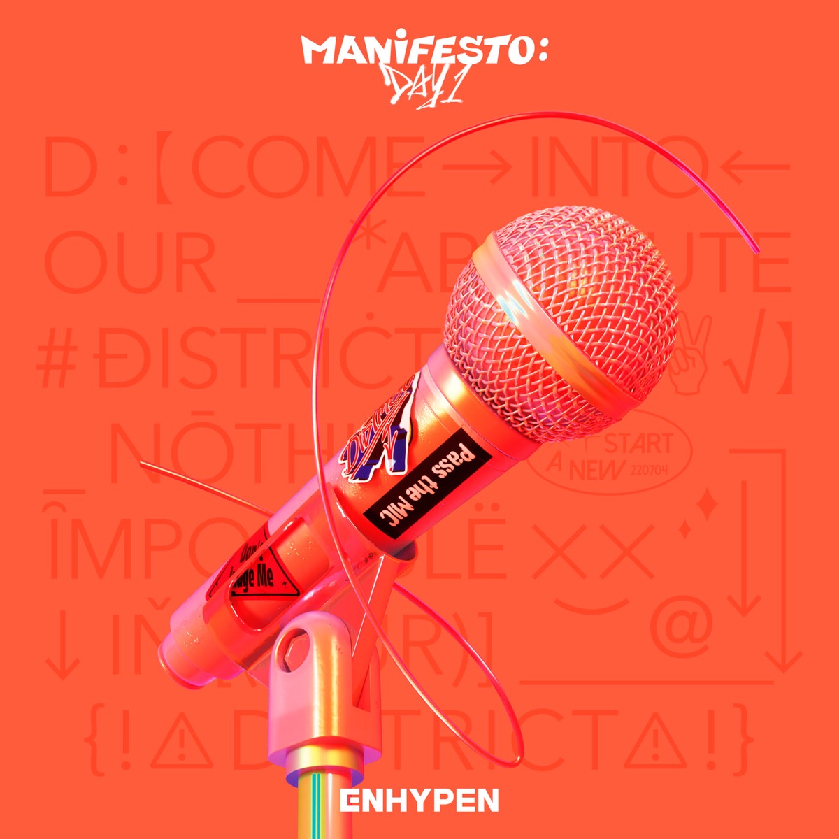 MANIFESTO : DAY 1 - EP by ENHYPEN album cover