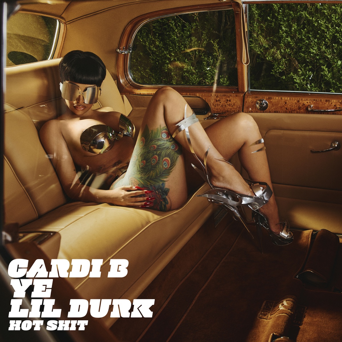 Hot Shit - Single by Cardi B, Kanye West & Lil Durk album cover artwork
