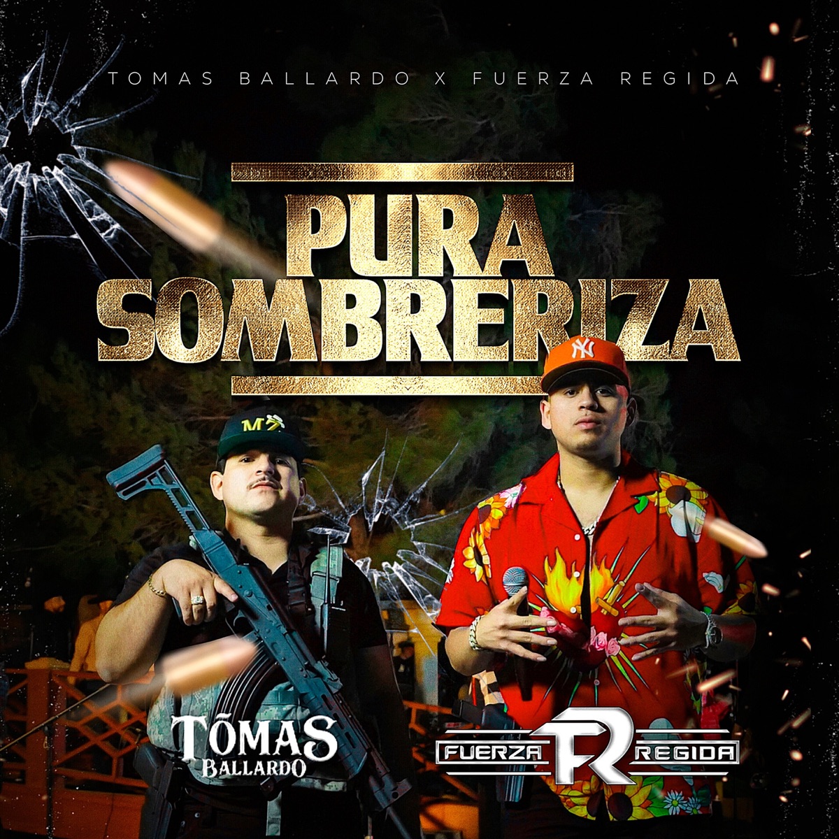 Pura Sombreriza (feat. Fuerza Regida) - Single by Tomas Ballardo album cover