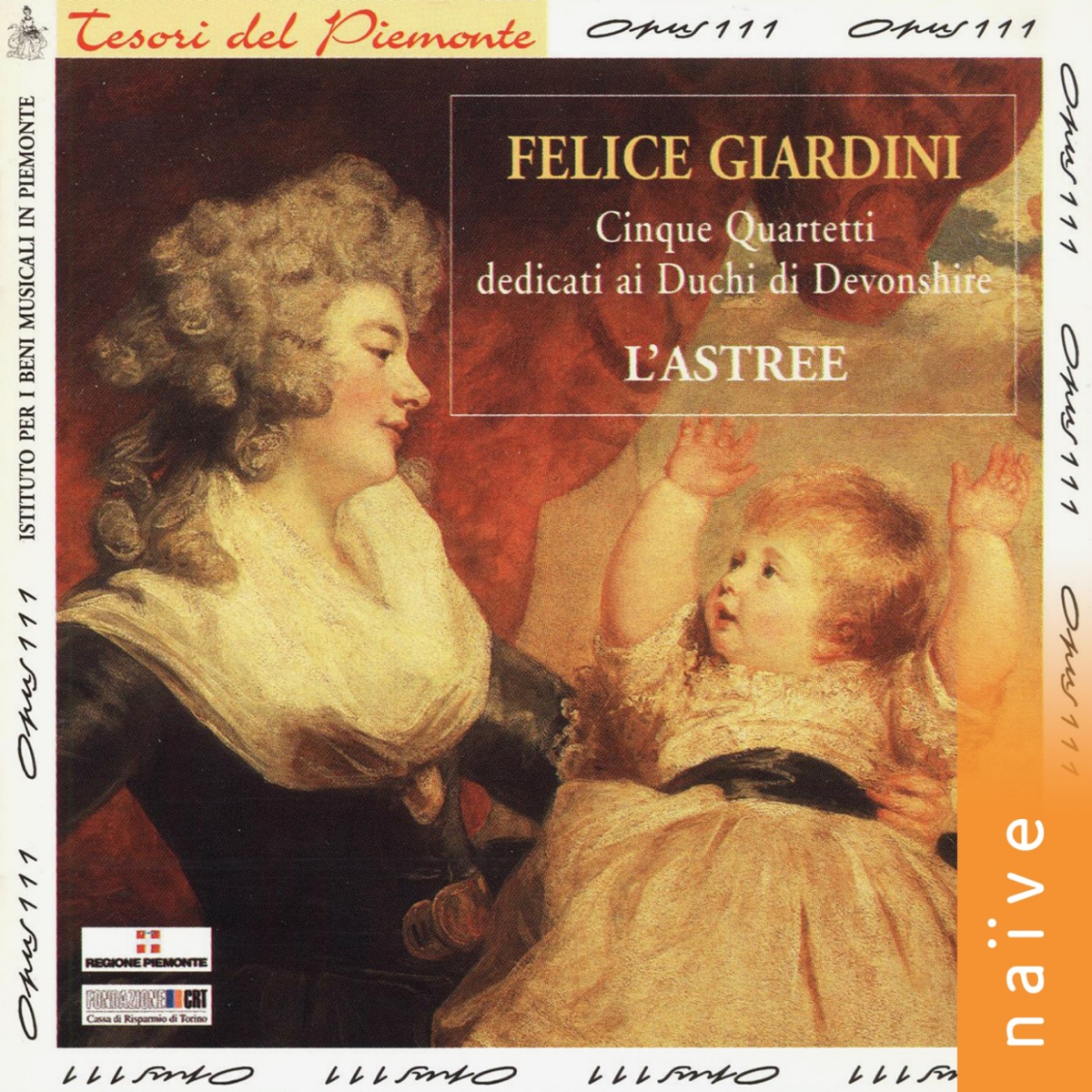 Giardini: Cinque quartetti dedicati ai Duchi di Devonshire by L'Astrée album cover