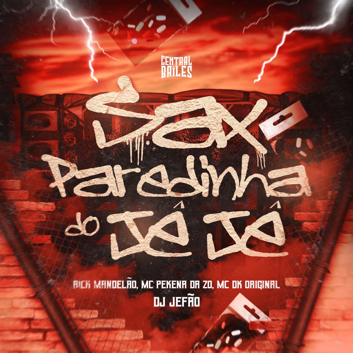 Sax Paradinha Do Jé Jé (feat. Mc DK Original) - Single by DJ JEFÃO, MC pekena da zo & Rick Mandelão album cover