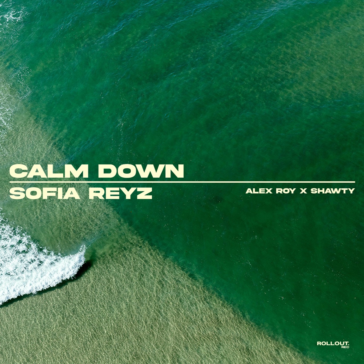 CALM DOWN (Acoustic Spanish Version) - Single by Sofia Reyz, Shawty Music & Alex Roy album cover