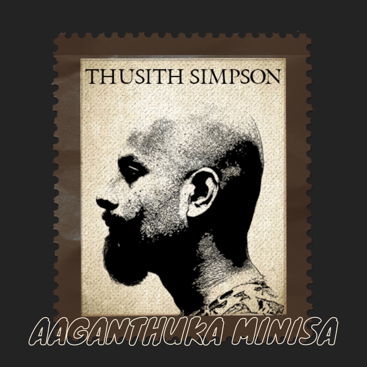 Aaganthuka Minisa - Single by Thusith Simpson album cover