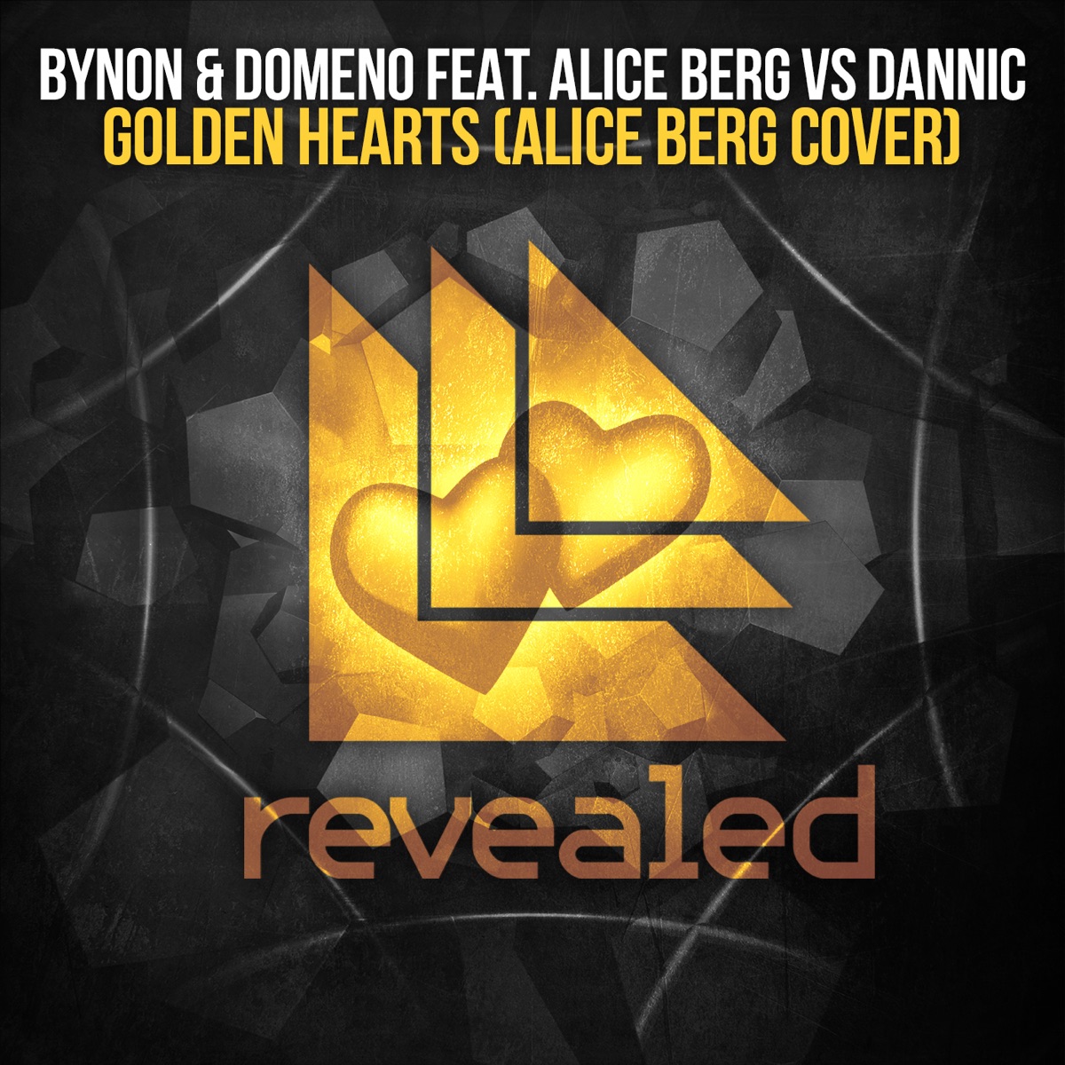 Golden Hearts (Cover Version) - Single by BYNON & Domeno album cover
